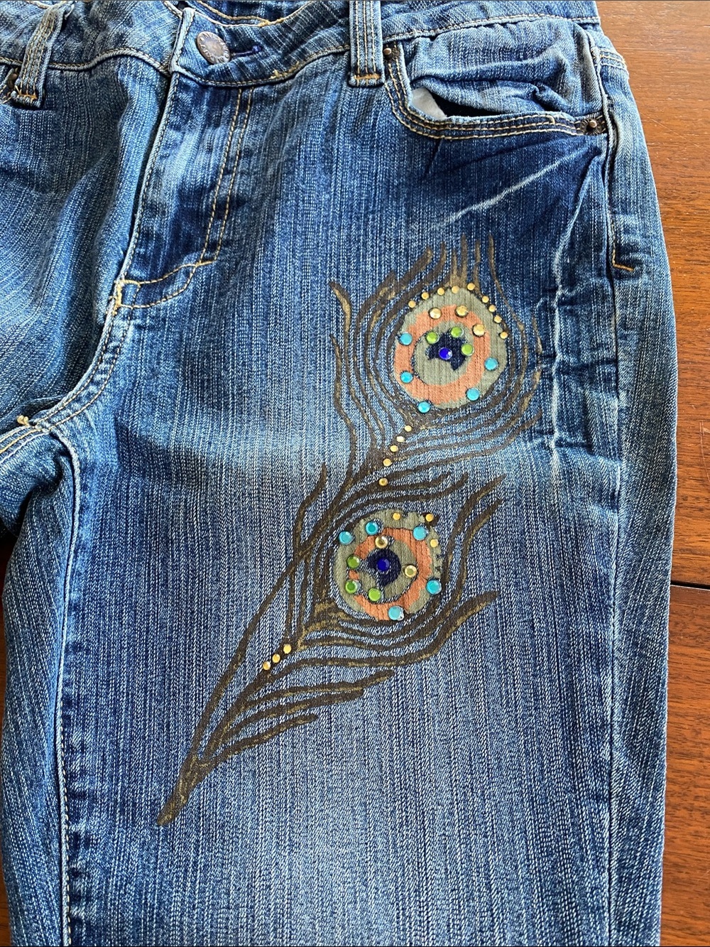 MIX-IT Blue Embellished Denim Jeans